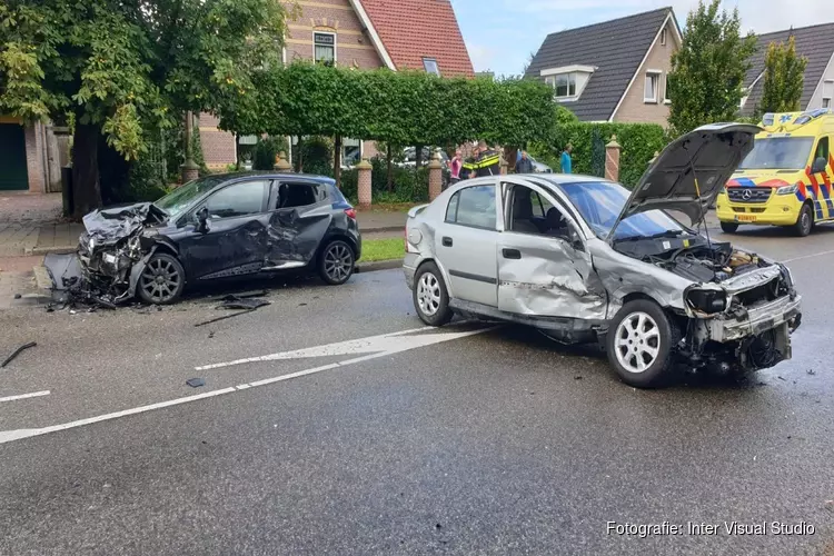 Frontale botsing in Heemskerk