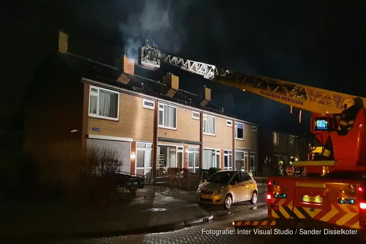 Brandweer rukt uit voor schoorsteenbrand