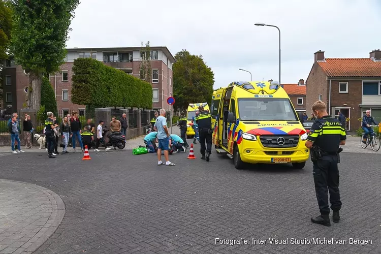 Scooterrijder aangereden door automobilist in Heemskerk