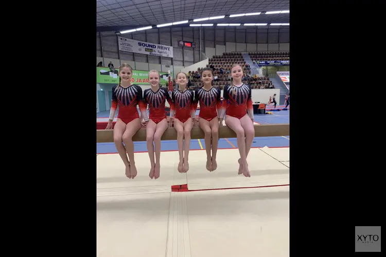 Turnsters TOSS Heemskerk eerste plek in voorwedstrijd Beverwijk