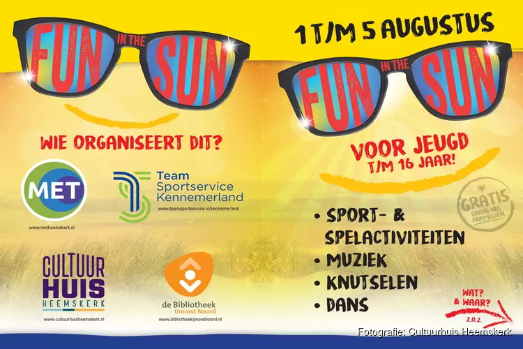 Fun in the Sun, gratis vakantieweek voor kinderen