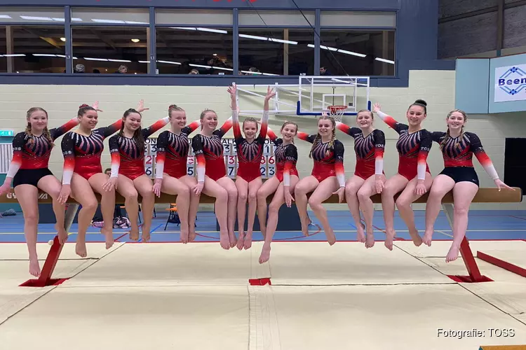 Druk en succesvol weekend voor turnsters TOSS