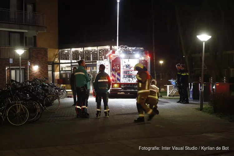 Brand in flat Euratomplein Heemskerk