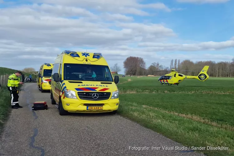 Fietser gewond aangetroffen in Heemskerk