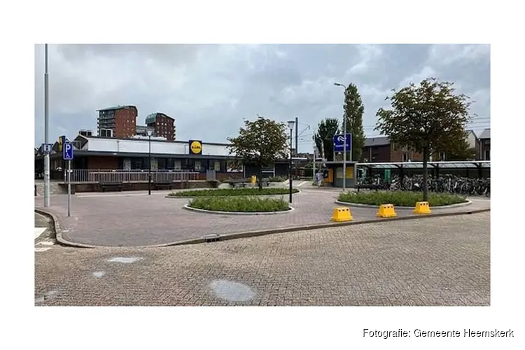 Werkzaamheden tijdelijke aanpassingen stationsplein Heemskerk klaar