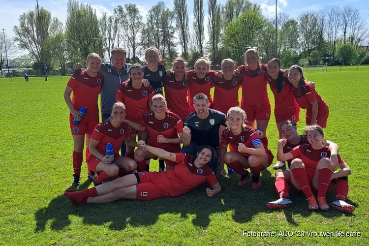 ADO '20 vrouwen komen goed weg in Huissen