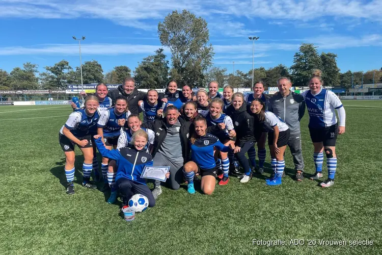 Vrouwen ADO '20 winnen ook tweede wedstrijd in hoofdklasse