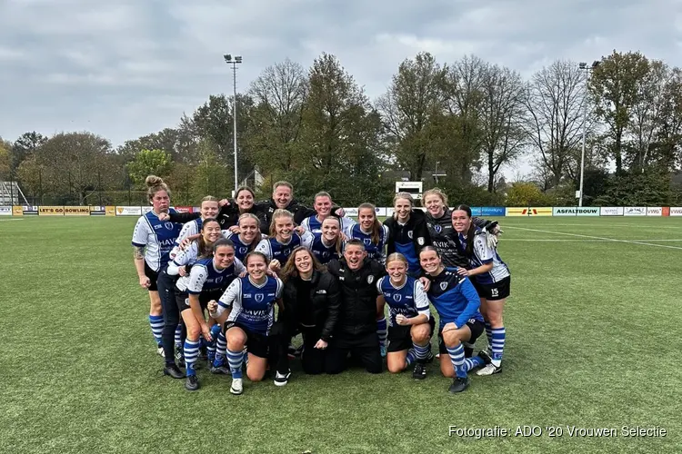 Vierde zege voor vrouwen ADO '20, Orion met 1-2 geklopt